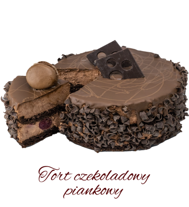 Lisiak Cukiernia Tort Czekoladowy Z Wisniami Piankowy